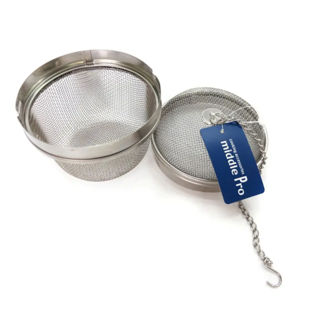 Dụng Cụ Lọc Gia Vị Đa Năng, Stainless Steel Spice Seasoning Strainer Ball (100mm) - MINEX METAL